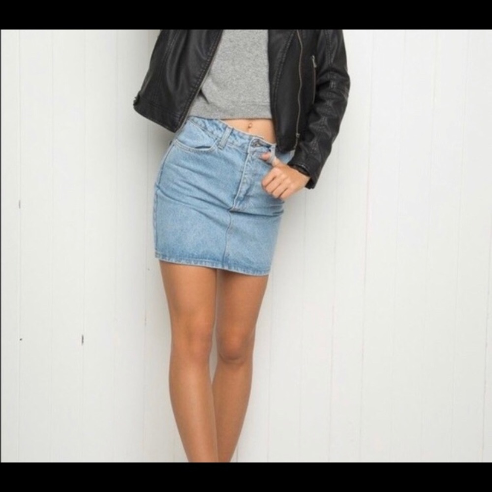 Brandy Melville classic denim skirt